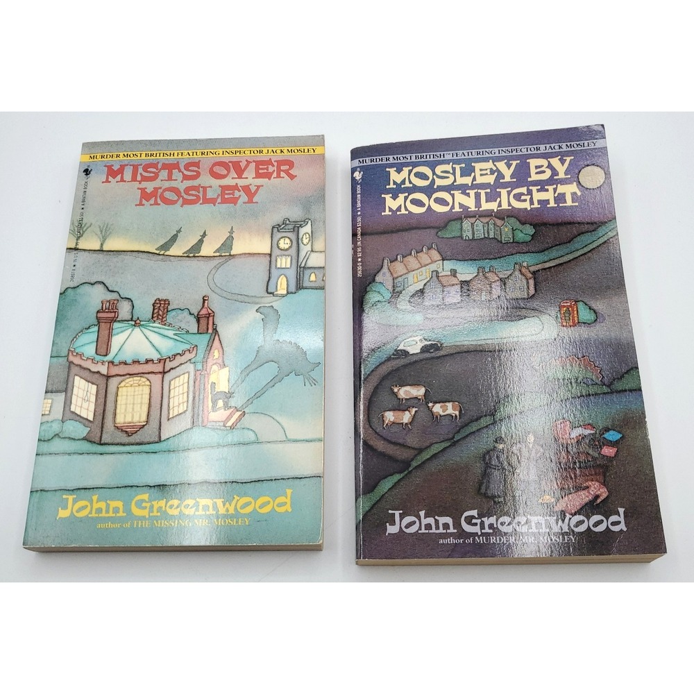 Lot of 2 PB John Greenwood Mosley by Moonlight Mists Over Mosley VTG